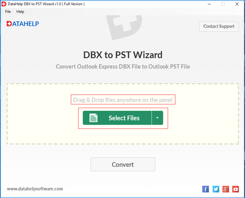 OutlookWare DBX to PST Conversion Tool Windows 11 download